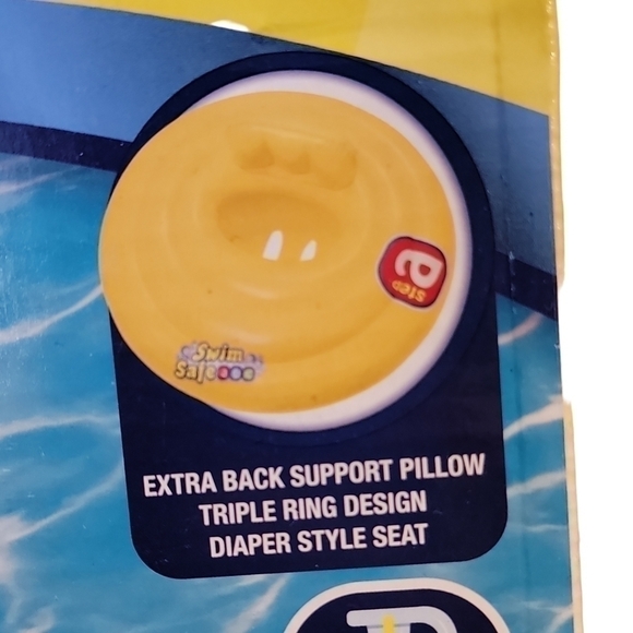 Float Swim Safe Double Ring Baby Seat ages 0-1 - Picture 2 of 7